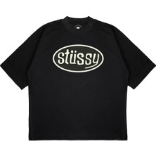 Pure Effect Unisex Oversize Yenı Logo Elıps Baskılı T-Shirt