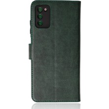 Uravas Store Galaxy A03S Kılıf S Kapaklı Kılıf - Yeşil