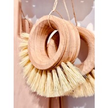 Uravas Store Ahşap Sebze Meyve Yıkama Fırçası