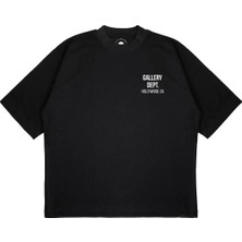 Pure Effect Unisex Oversize Gallery Dept Hollywood Baskılı Boxy Fit Kalın Kumaşlı (240GSM) T-Shirt