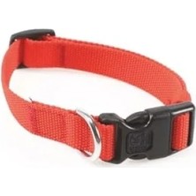 Esranın Dünyası Kırmızı Renkli Ayarlanabilir Köpek Boyun Tasması (M)