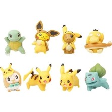 Uravas Store Pika Pika 8 Adet Mini Figür