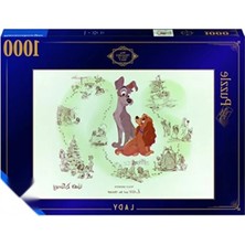 Esranın Dünyası 1000 Parça Disney Temalı Leydi ile Sokak Köpeği Yapbozu
