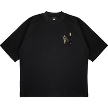 Pure Effect Unisex Oversize Leon Tv Show Baskılı Boxy Fit Kalın Kumaşlı (240GSM) T-Shirt