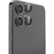 Uravas Store Galaxy A06 Raze Metal Kamera Lens - Siyah