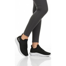 Pierre Cardin Siyah Beyaz Fileli Hafif Kolay Giyilebilir Unisex Spor Ayakkabı PC-32711 G