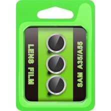 Uravas Store Galaxy A35 5g Raze Metal Kamera Lens - Gümüş