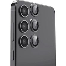 Uravas Store Galaxy S25 Raze Metal Kamera Lens - Siyah