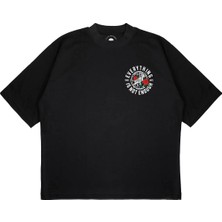 Pure Effect Unisex Oversize Everythıng Not Enough Baskılı Boxy Fit Kalın Kumaşlı T-Shirt