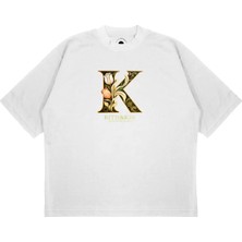 Pure Effect Unisex Oversize Kıth & Kın Baskılı Boxy Fit Kalın Kumaşlı T-Shirt