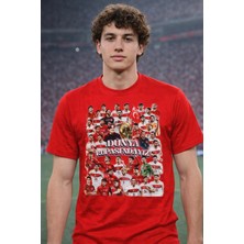 Efendioğlu Design Milli Takım Dünya Kupasında Baskılı Pamuklu T-Shirt