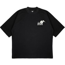 Pure Effect Unisex Oversize A Clockwork Orange Tv Show Baskılı Boxy Fit Kalın Kumaşlı (240GSM) T-Shirt