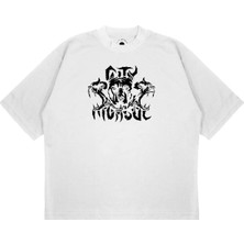 Pure Effect Unisex Oversize The Dog Baskılı T-Shirt