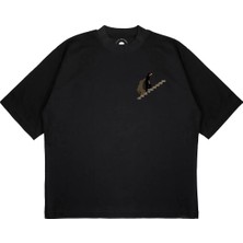 Pure Effect Unisex Oversize Truman Tv Show Baskılı Boxy Fit Kalın Kumaşlı (240GSM) T-Shirt