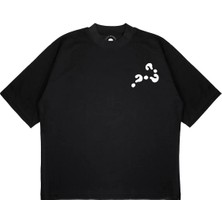 Pure Effect Unisex Oversize I Am Wake Baskılı T-Shirt