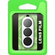 Uravas Store Galaxy A17 Raze Metal Kamera Lens - Gümüş