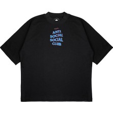 Pure Effect Unisex Oversize Anti Social Hotwheel Baskılı T-Shirt