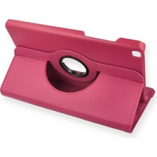 Uravas Store Galaxy T290 Tab A 8 Kılıf 360 Tablet Deri Kılıf - Pembe