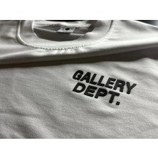Pure Effect Unisex Oversize Gallery Dept. Kabartma Logo Baskılı Boxy Fit Kalın Kumaşlı T-Shirt