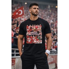 Efendioğlu Design Milli Takım Dünya Kupasında Baskılı Pamuklu T-Shirt
