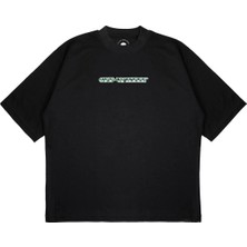 Pure Effect Unisex Oversize Off-Whıte Dollar Baskılı Boxy Fit Kalın Kumaşlı (240GSM) T-Shirt