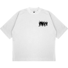 Pure Effect Unisex Oversize Reservoır Dogs Tv Show Baskılı Boxy Fit Kalın Kumaşlı (240GSM) T-Shirt