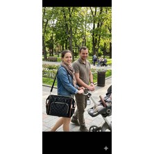 Mpy Global Kapitone Anne Bebek Çantası Termal Biberon Bölmeli Omuz Askılı Hastane Günlük Kullanım