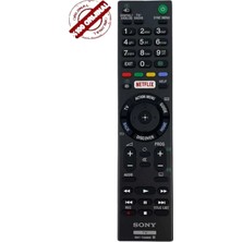 Sony RMT-TX200E Orjinal TV Kumandası Uyumlu Sony Markası İçin Netflix Düğmeli