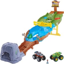 Esranın Dünyası Monster Trucks Yıkım Pisti - Bigfoot ve Gunkster ile Eğlenceli Yarış