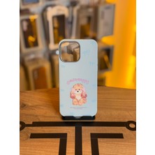 Avcı Teknoloji Market iPhone 14 Pro Max Uyumlu Özel Tasarım Sevimli Figürlü Deri Dokulu Telefon Kılıfı