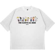 Pure Effect Unisex Oversize Kıth Gang Baskılı Boxy Fit Kalın Kumaşlı T-Shirt