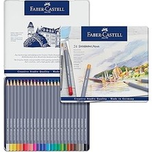 Uravas Store Faber-Castell Goldfaber Aqua Boya Kalemi, 24 Renk