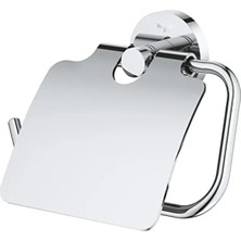 Esranın Dünyası Kapaklı Tuvalet Kağıtlığı - Krom Dış Kaplama ile Şık Tasarım