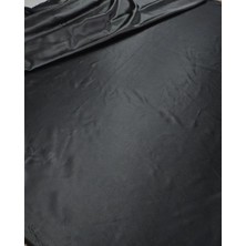 Kumaş Parça Siyah Renkte Astarlık Saten Kumaş 150X300CM