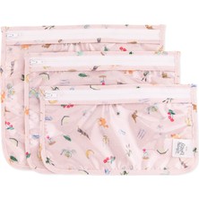 Delixa Bumkins Seyahat Çantası, Tuvalet Malzemesi, Tsa Onaylı , Fermuarlı , Boy Havayolu Uyumlu, Şeffaf Tar