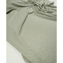 Kumaş Parça Açık Yeşil Renkte Kaşkorse Örme Kumaş 135X175CM