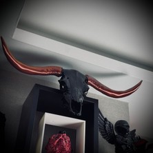 The Shogun Black Horn Dekoratif Duvar Objesi