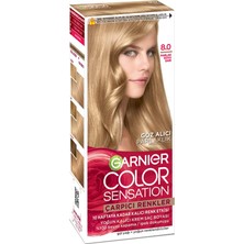 Delixa Çarpıcı Renkler Saç Boyası 8 Parlak Koyu Sarı