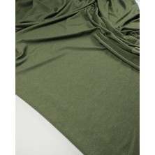 Kumaş Parça Yeşil Renkte Örme Kumaş 140X290CM