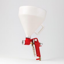 Delixa 4-6-8 mm Fasarit Üstten Depolu Tabancası Sıva Püskürtme Hopper Gun Tavan Kaplama Aleti Makinesi