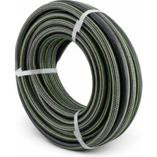 Delixa Dokuma Ipli Bahçe Hortumu 20 Metre Dayanıklı 3 Katlı Çeşme Su Sulama Yıkama Hortum 1/2" Inç