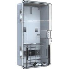 Delixa Sayaç Kutusu 9 Sigortalı Monofaze/trifaze Sıva Üstü Sayaç Kutusu IP54 23.3 x 42 x 11.5 cm Poli 016-E