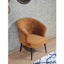 Sevinç Mobilya Tekli Teddy Siyah Boyalı Sivriltme Ayak Çay Seti Koltuk Tekli Berjer , Balkon, Salon, Ofis