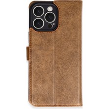 Uravas Store Iphone 16 Kılıf S Kapaklı Kılıf - Taba