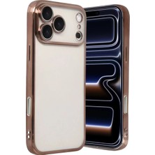 Uravas Store Iphone 17 Lensli Silikon - Çöl Titanyum