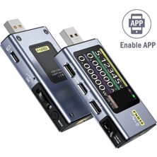 Fnirsi Fnırsı FNB58 Bluetooth USB Voltmetre Ampermetre Test Cihazı