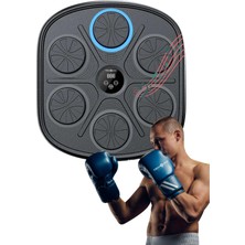 Delixa Boks Makinesi Rgb Müzikli Bluetooth Hoparlör Yetişkin Boks Egzersizi Eldiven Hediyeli
