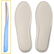 Delixa Memory Foam Ortopedik Tabanlık, Konfor Rahat Tabanı, Erkek, Kadın (Gri, 40-41)
