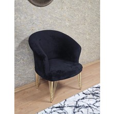 Sevinç Mobilya Tekli Teddy Gold Kaplama Telli Ayak Çay Seti Koltuk Tekli Berjer , Balkon, Salon, Ofis