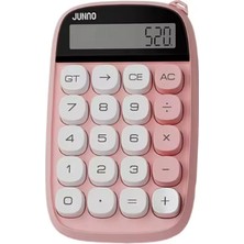 Uravas Store Sevimli Kare Tuşlu 10 Haneli Ldc Ekran Hesap Makinası Pembe